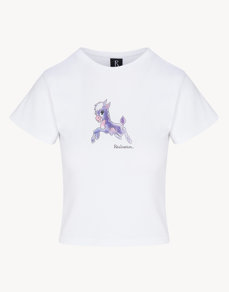 The Pony Baby Tee - White 7 The Pony Baby Tee - White