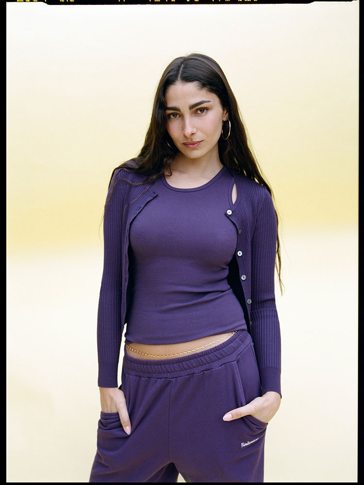 The Winona Cardigan - Deep Purple