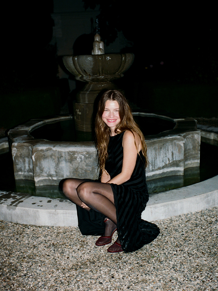 The Romy - Devoré Stripe