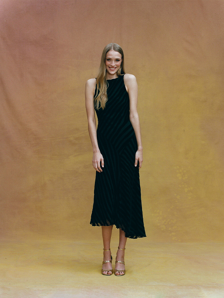 The Romy - Devoré Stripe
